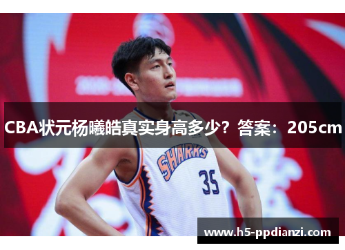 CBA状元杨曦皓真实身高多少？答案：205cm